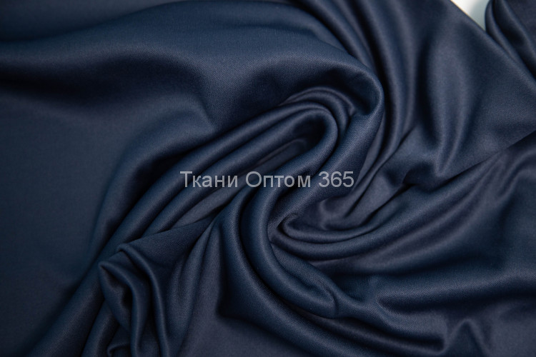 Трикотаж Джерси (подкладочный )  цвет т.синий-3 