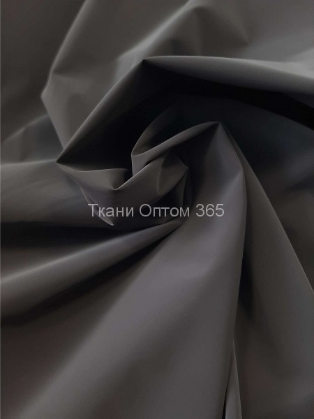 Курточная ткань Карбон 1 TPU  т.серый 