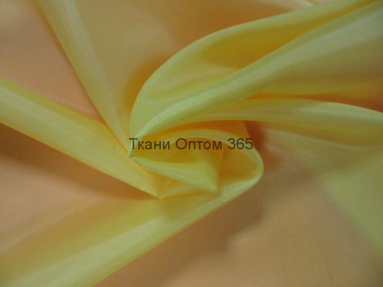 Таффета 190  подкладочная цвет  желтый 12 