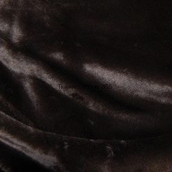 Искусственный мех  тёмно-коричневый 