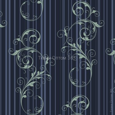 Ткань подкладочная FITSYSTAM Lining Twill Design #166 темно-синий 