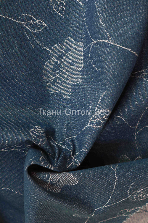 Джинса Цветы 