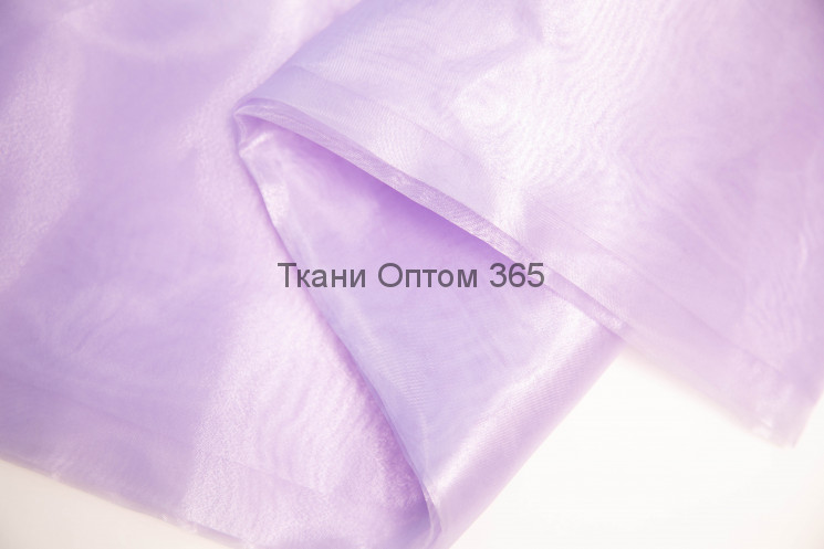 Органза  цвет Светло-сиреневый-20 