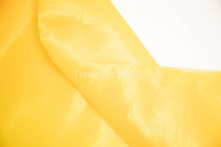 Ткань Органза желтый 5 