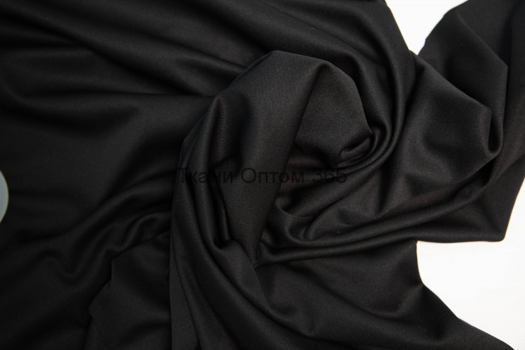 Трикотаж Джерси (подкладочный )  цвет черный  