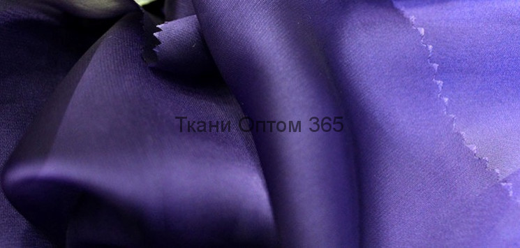 Шифон сатин синий -306-1 