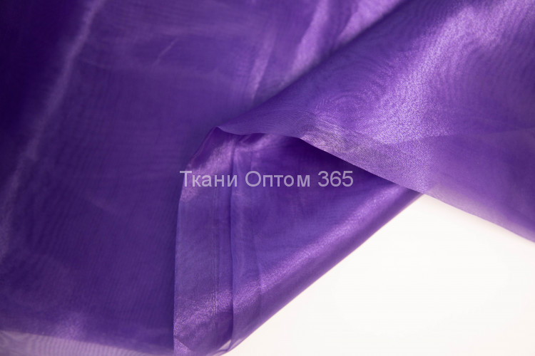Ткань Органза фиолетовый 17 