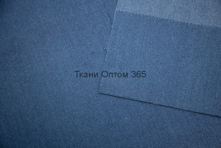 Джинсовая ткань  синий-3 