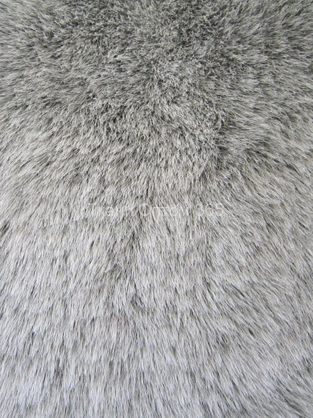 Мех средневорсовый   серый с белыми кончиками 