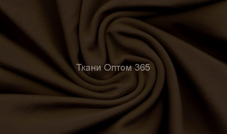 Футер 3-нитка г/к петельный  коричневый  