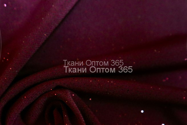 Трикотаж с Люрексом  Бордовый 